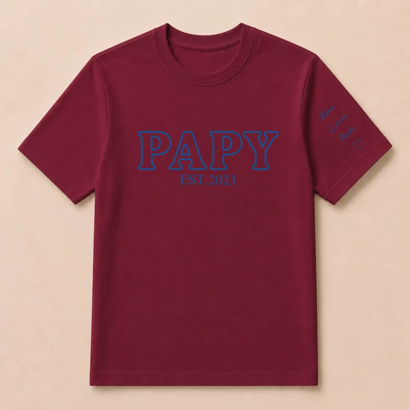 T-shirt personnalisé futur grand-père - Annonce de grossesse