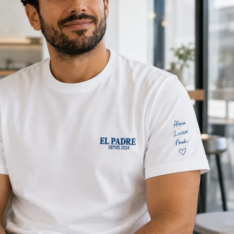 T-shirt personnalisé papa - El padre