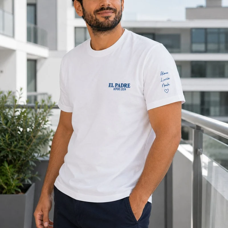 T-shirt personnalisé papa - El padre