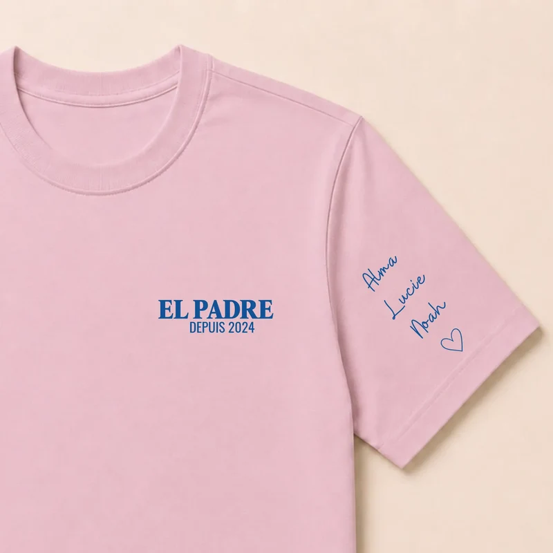 T-shirt personnalisé papa - El padre
