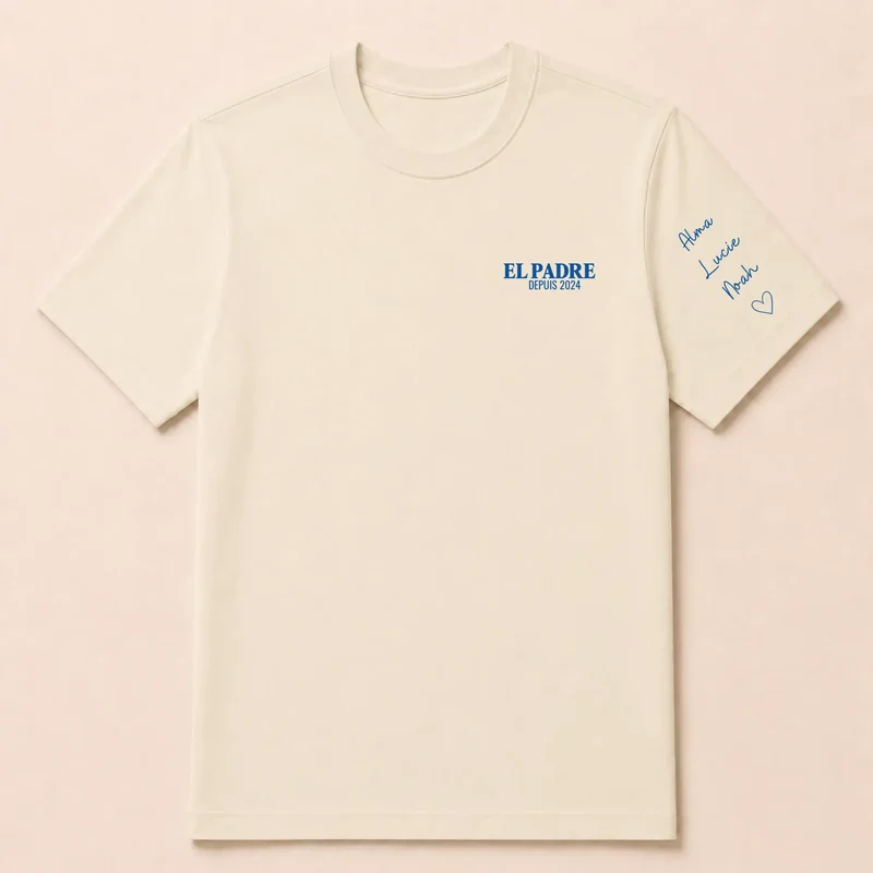 T-shirt personnalisé papa - El padre