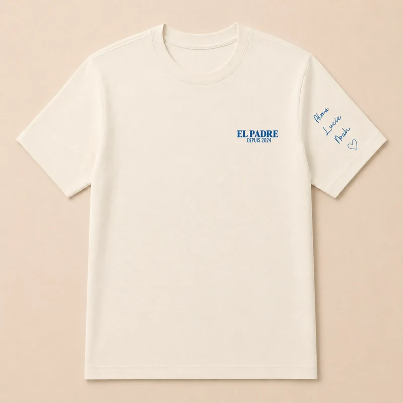 T-shirt personnalisé papa - El padre