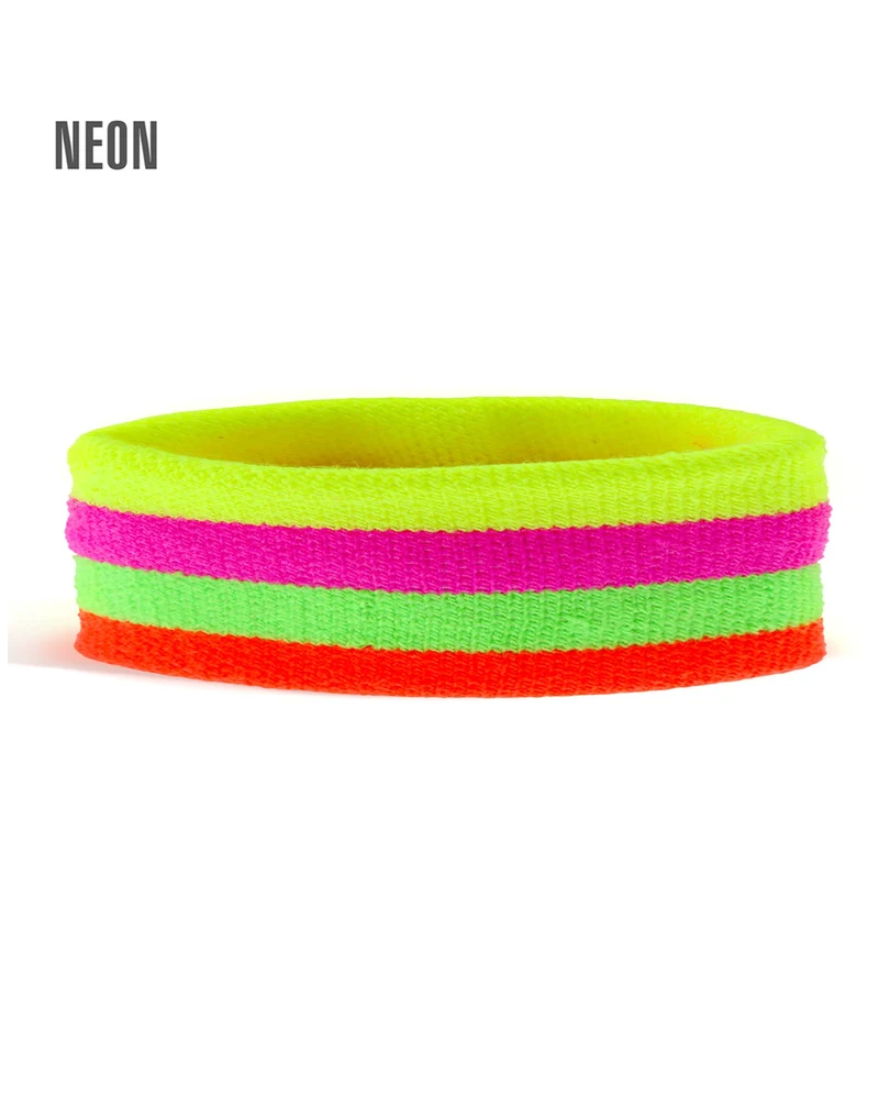 Mehrfarbiges Neon Stirnband
