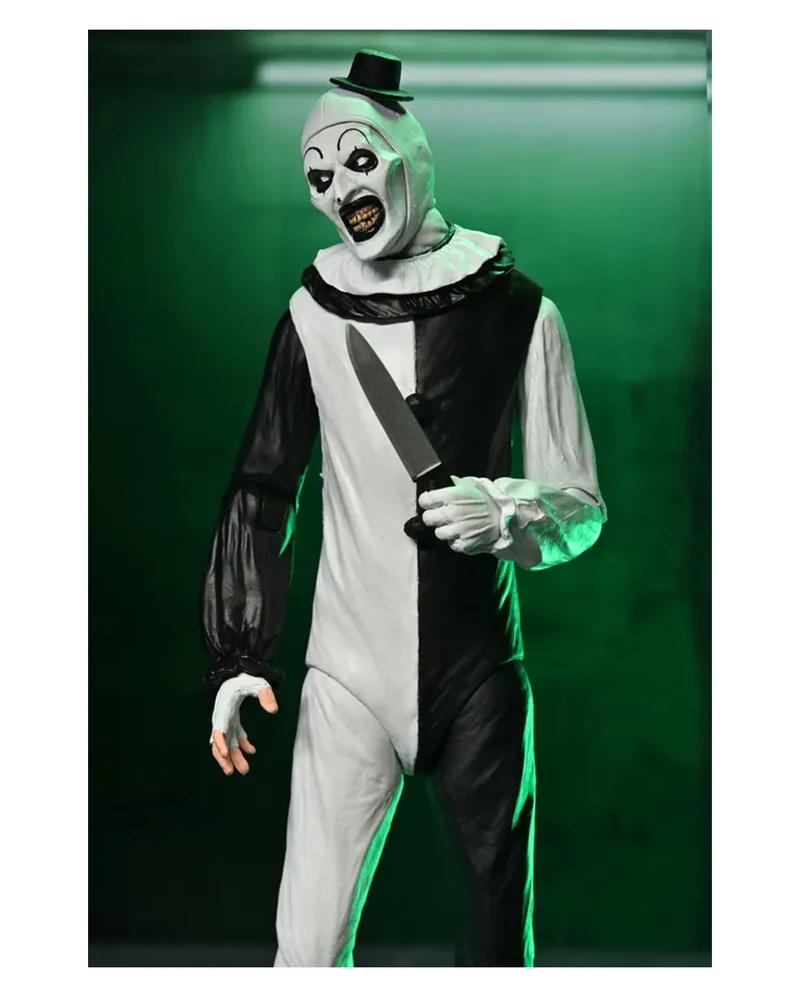 Terrifier 2 Art The Clown & Little Pale Girl NECA Actionfigur 17,5 cm
