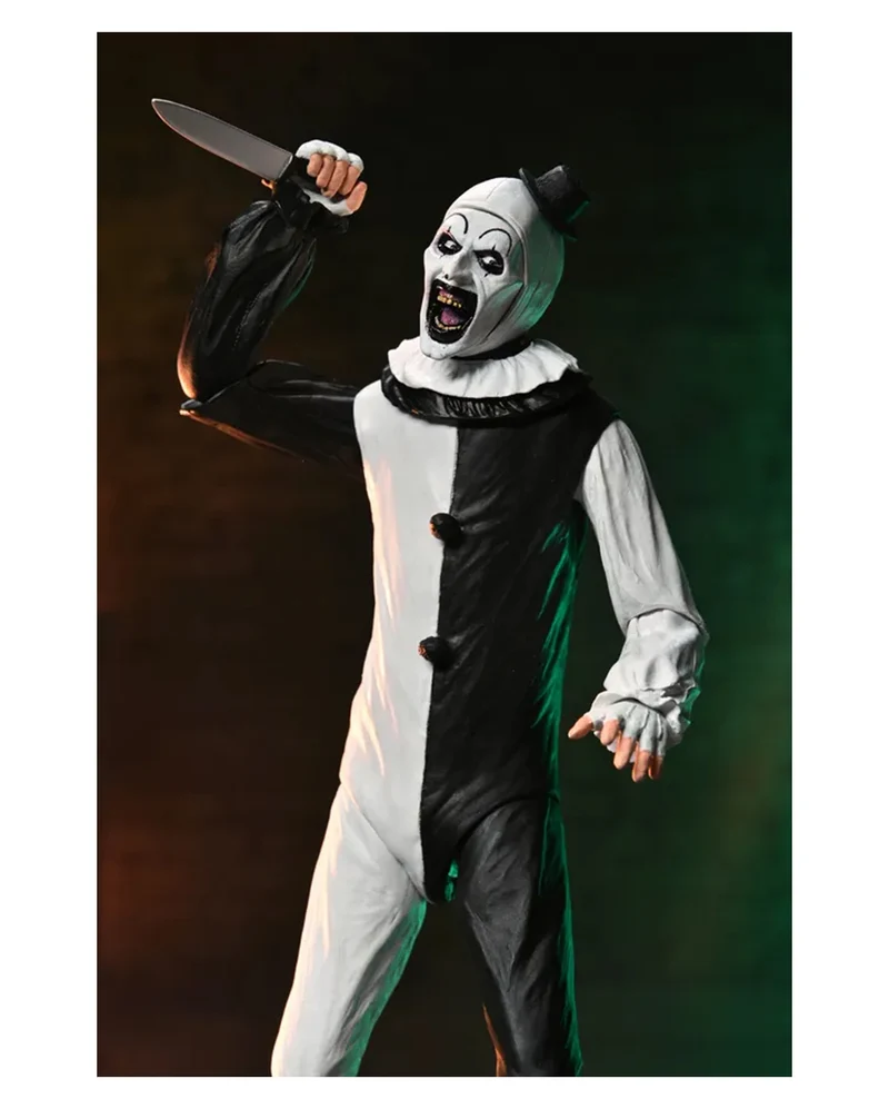 Terrifier 2 Art The Clown & Little Pale Girl NECA Actionfigur 17,5 cm