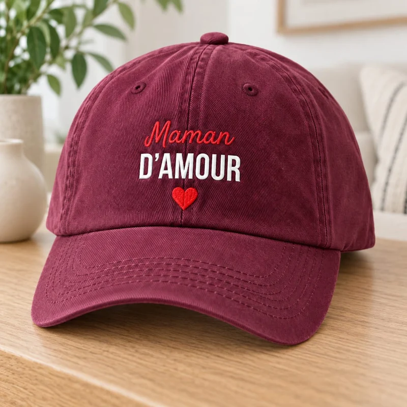 Casquette personnalisée maman - Maman d'amour