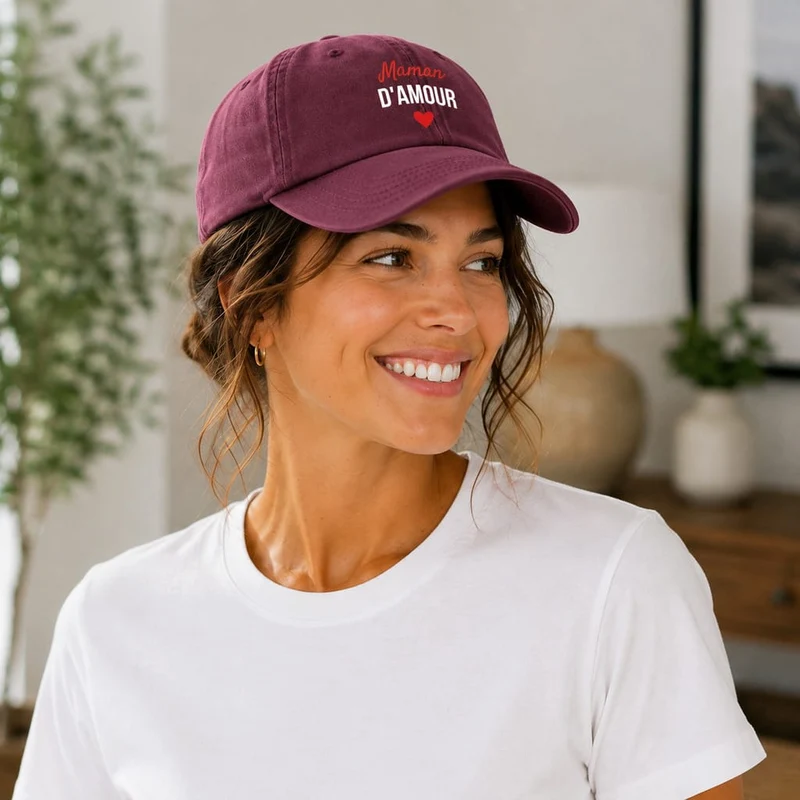 Casquette personnalisée maman - Maman d'amour