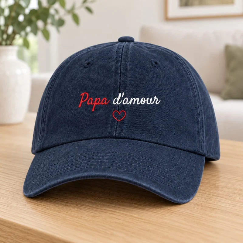 Casquette personnalisée papa - Papa d'amour