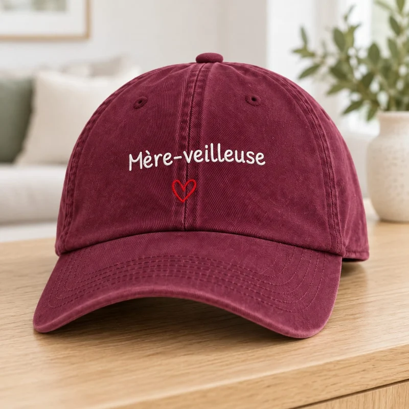 Casquette personnalisé maman - Mère-veilleuse