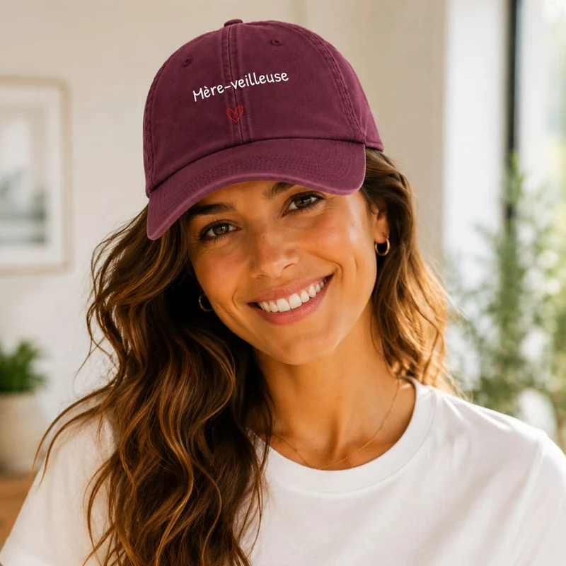Casquette personnalisé maman - Mère-veilleuse