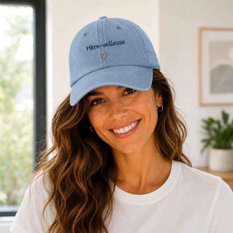 Casquette personnalisé maman - Mère-veilleuse