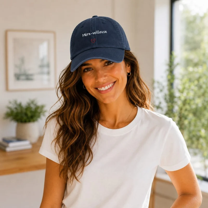Casquette personnalisé maman - Mère-veilleuse
