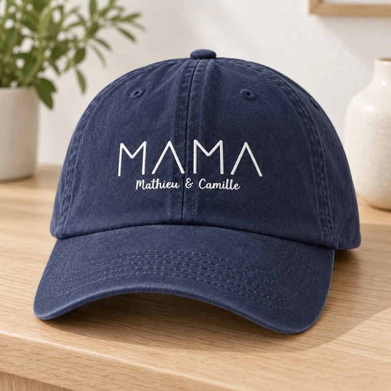 Casquette personnalisée couple - Maman papa