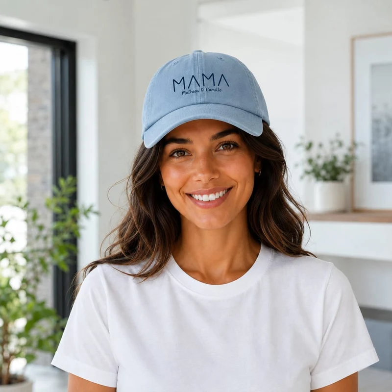 Casquette personnalisée couple - Maman papa