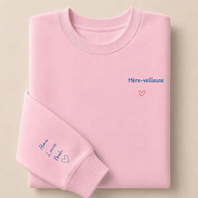 Pull personnalisé maman - Mère-veilleuse