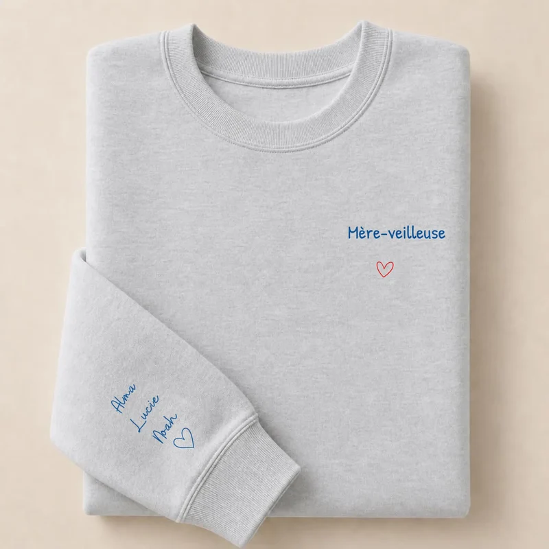 Pull personnalisé maman - Mère-veilleuse