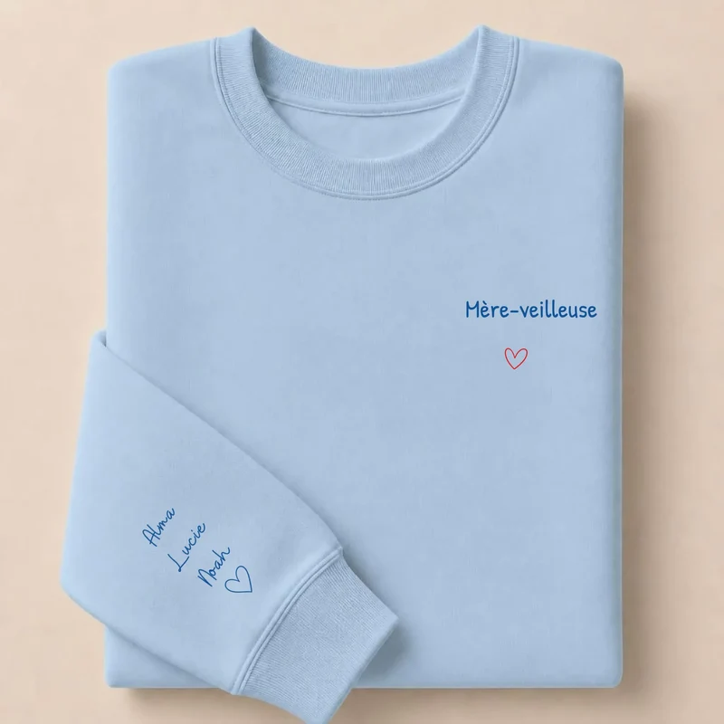 Pull personnalisé maman - Mère-veilleuse