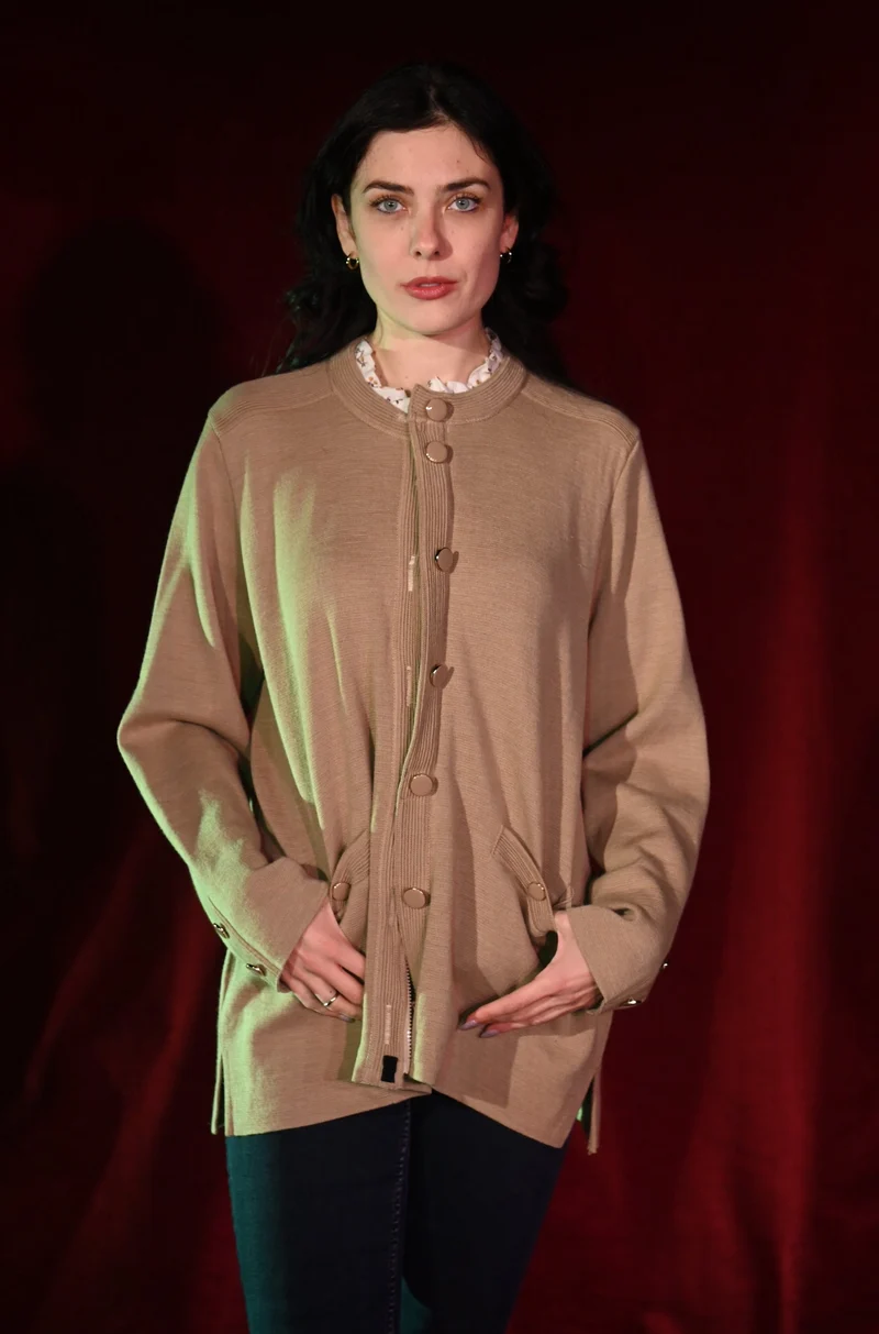 Jacke - Großmutters Strickjacke - W196