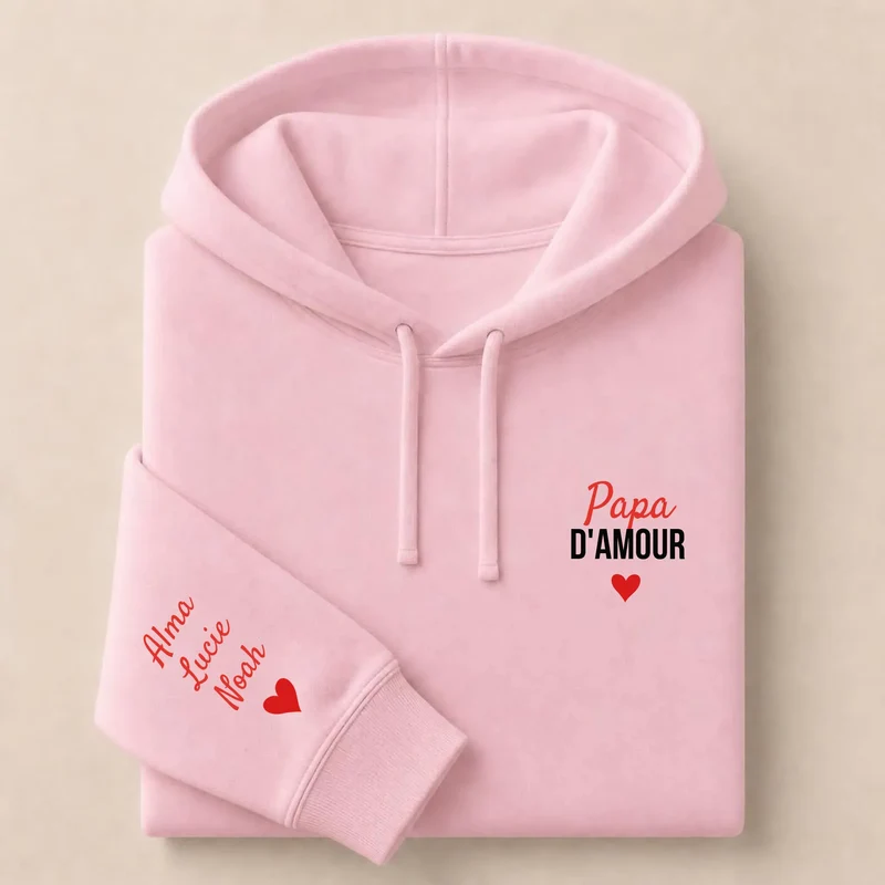 T-shirt personnalisé papa - Papa d'amour