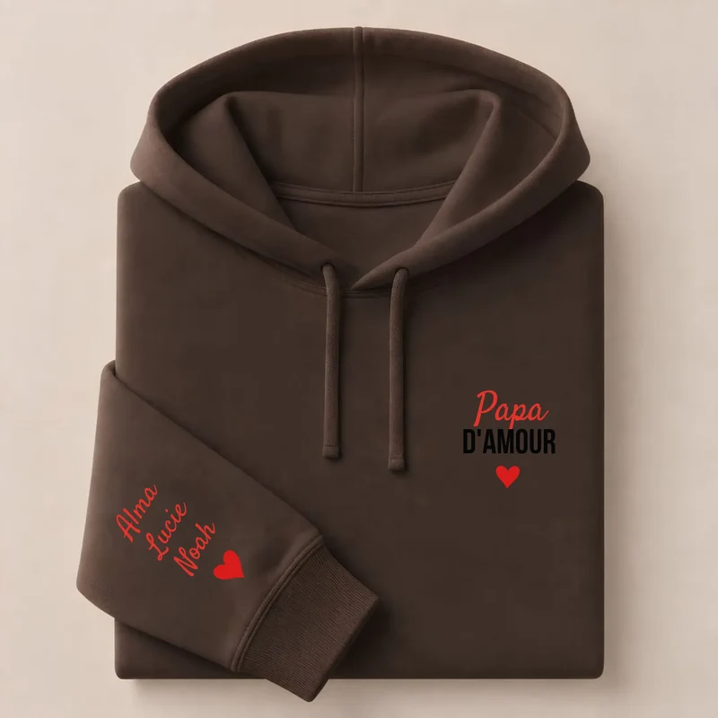 T-shirt personnalisé papa - Papa d'amour