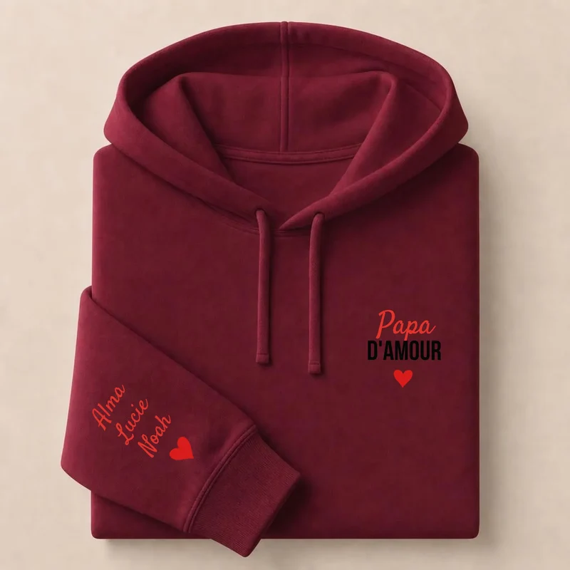T-shirt personnalisé papa - Papa d'amour
