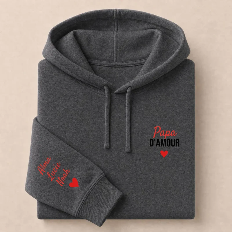 T-shirt personnalisé papa - Papa d'amour