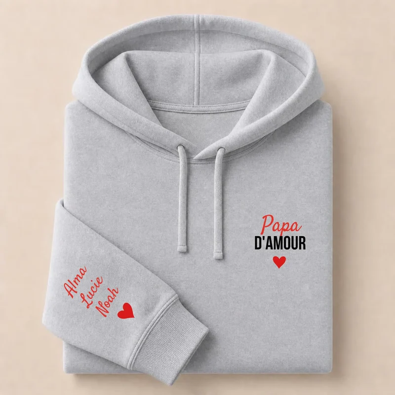 T-shirt personnalisé papa - Papa d'amour