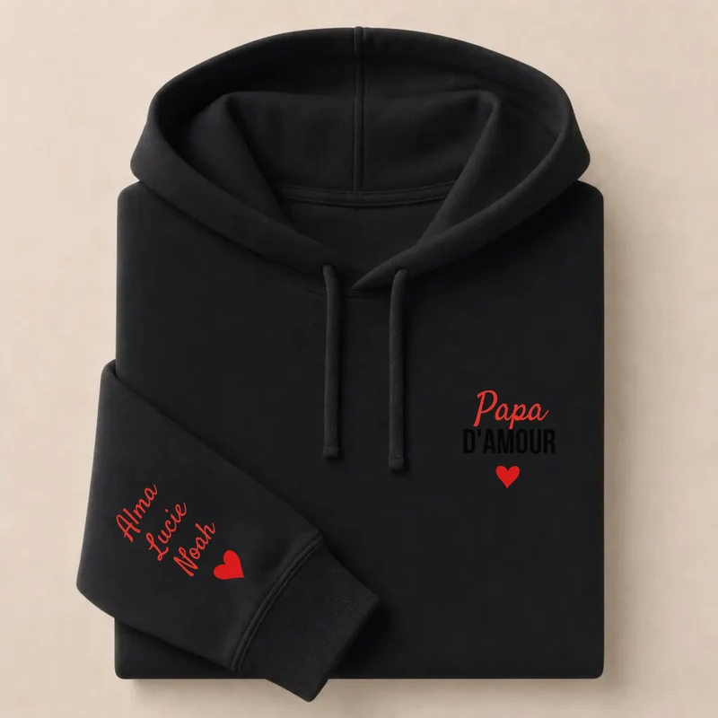 T-shirt personnalisé papa - Papa d'amour