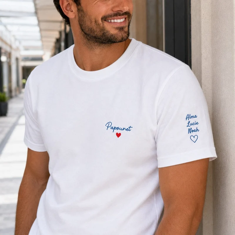 T-shirt personnalisé papa - Papounet