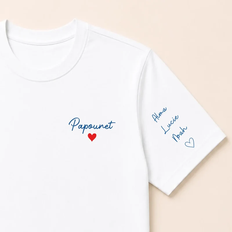 T-shirt personnalisé papa - Papounet