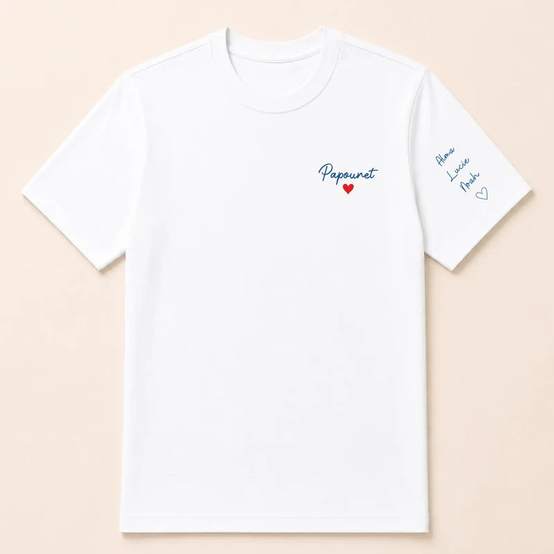 T-shirt personnalisé papa - Papounet