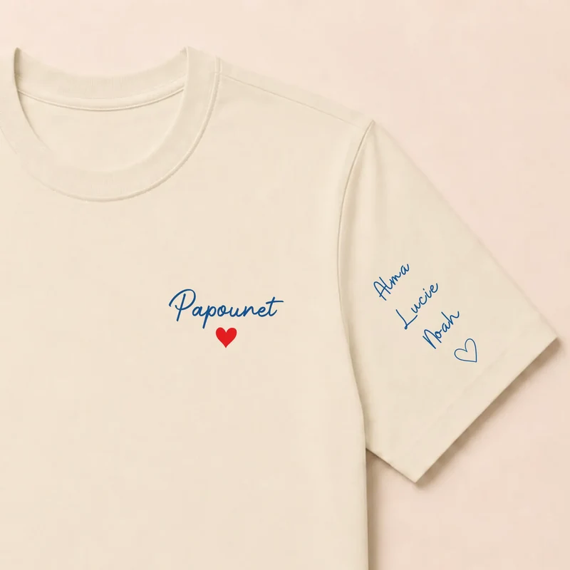 T-shirt personnalisé papa - Papounet