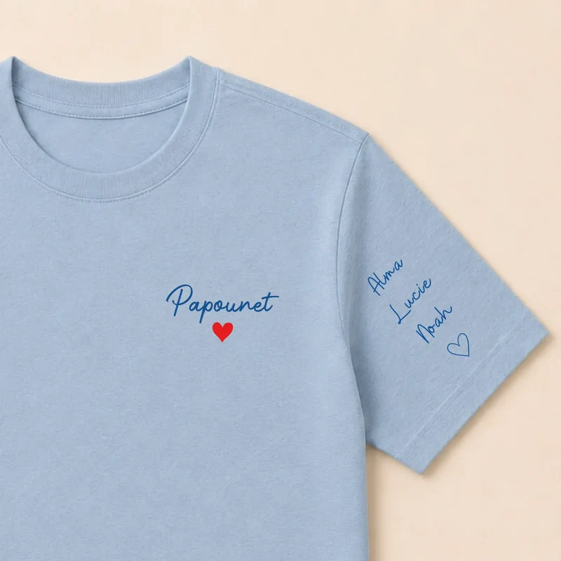 T-shirt personnalisé papa - Papounet