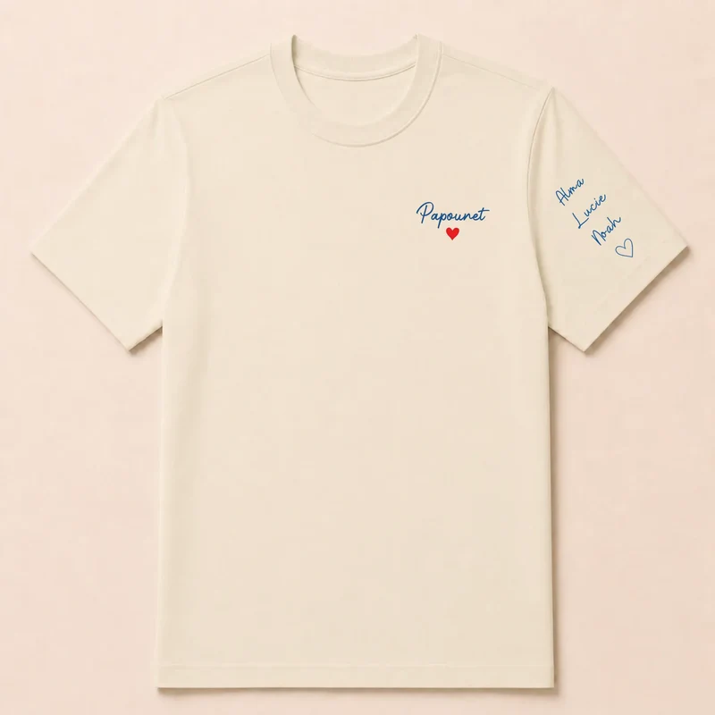 T-shirt personnalisé papa - Papounet