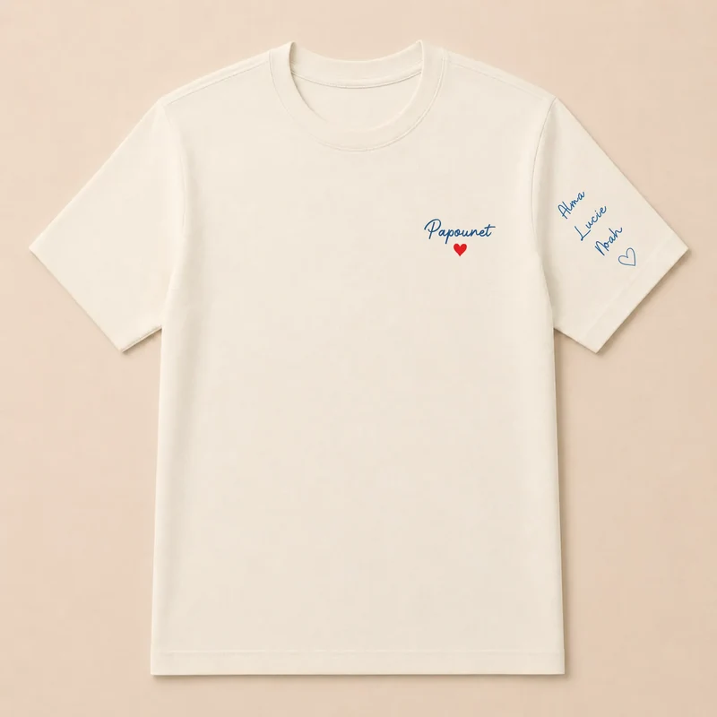 T-shirt personnalisé papa - Papounet