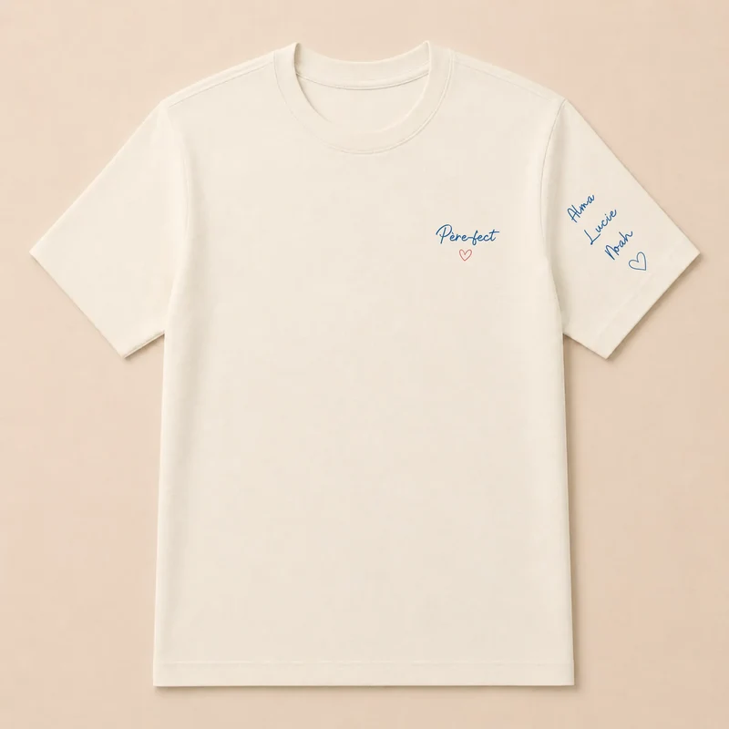 T-shirt personnalisé papa - Père-fect