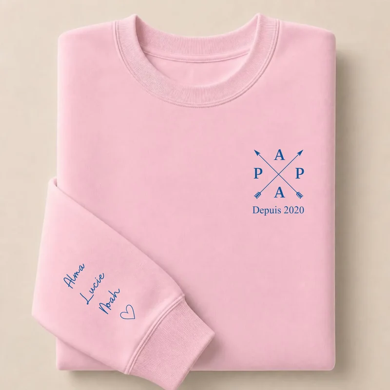 T-shirt personnalisé papa - Papa depuis