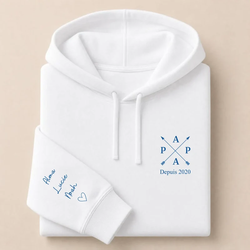 T-shirt personnalisé papa - Papa depuis