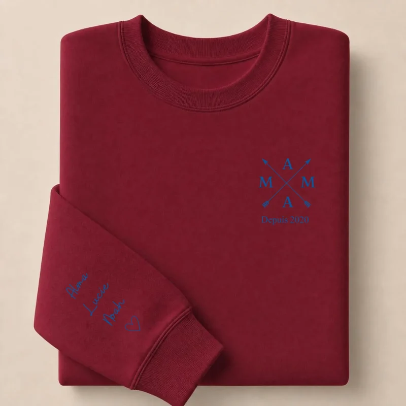 T-shirt personnalisé maman - Mama depuis