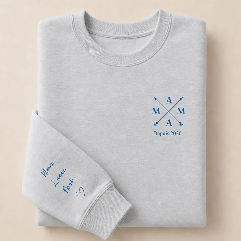 T-shirt personnalisé maman - Mama depuis