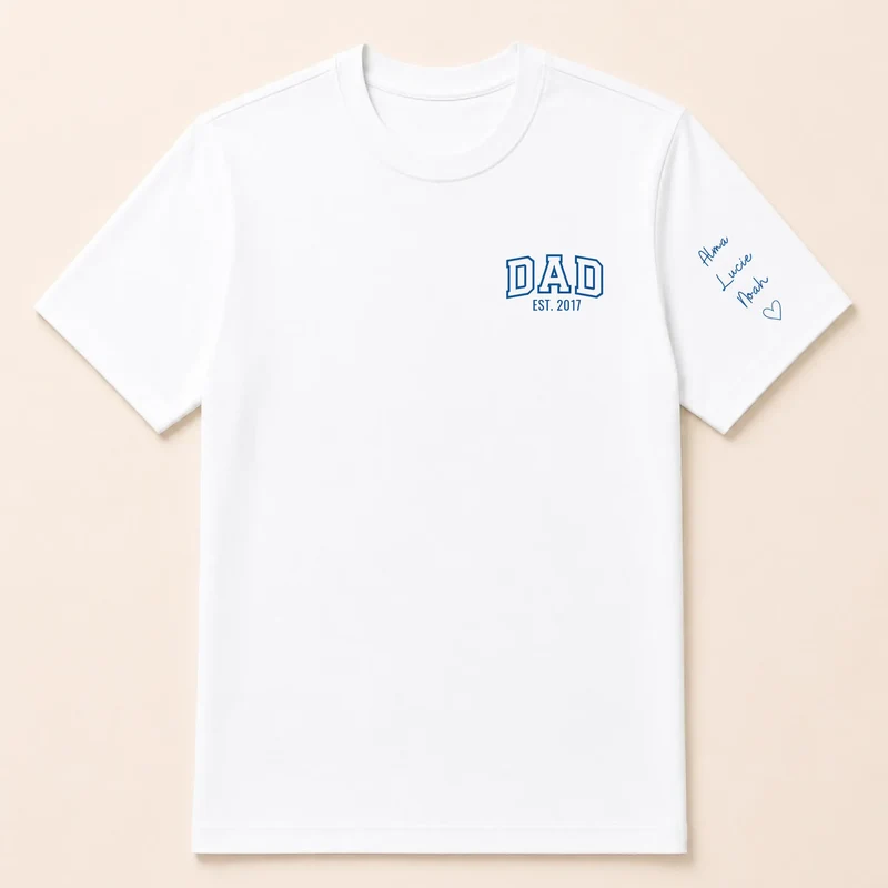 T-shirt personnalisé papa - DAD Est