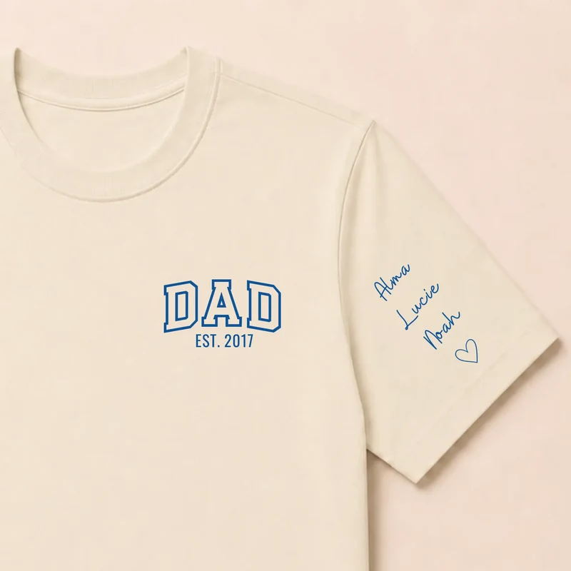 T-shirt personnalisé papa - DAD Est