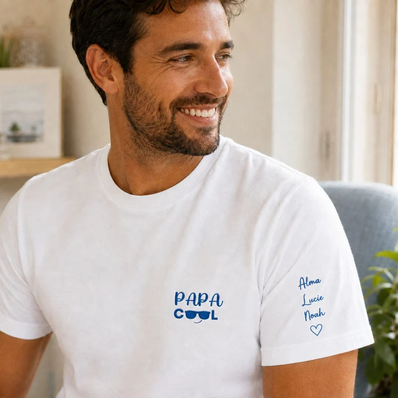 T-shirt personnalisé papa - Papa cool