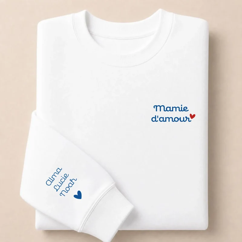 T-shirt personnalisé mamie - Mamie d'amour