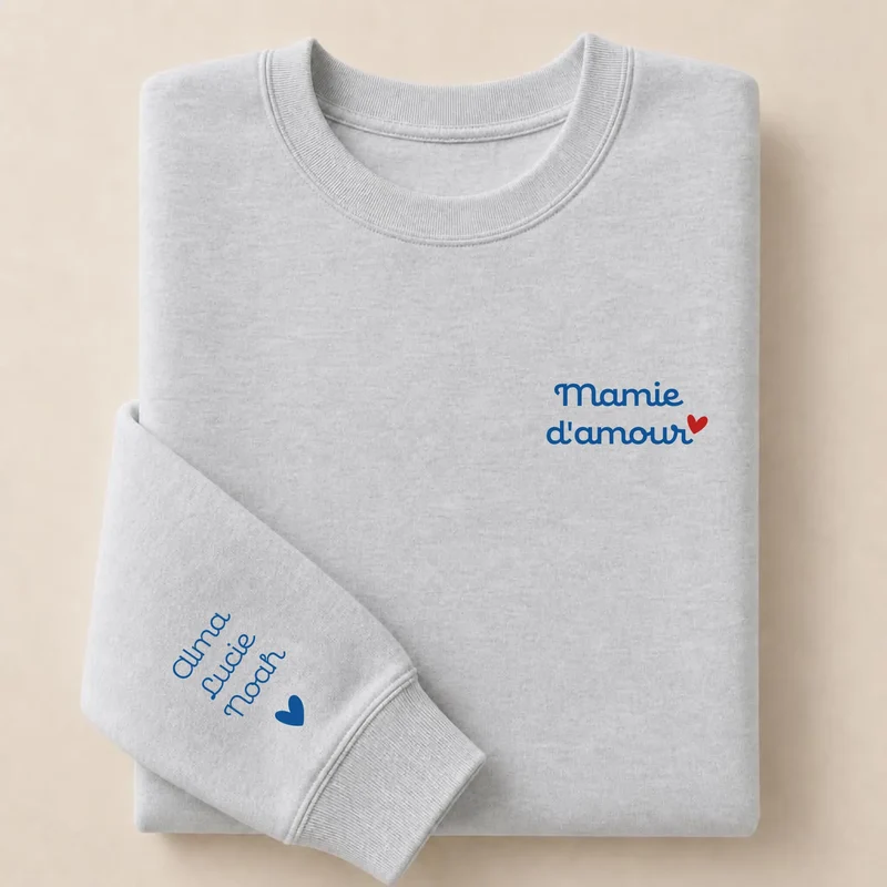 T-shirt personnalisé mamie - Mamie d'amour