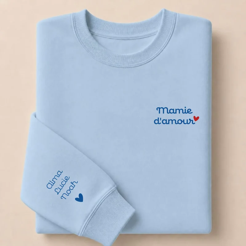 T-shirt personnalisé mamie - Mamie d'amour