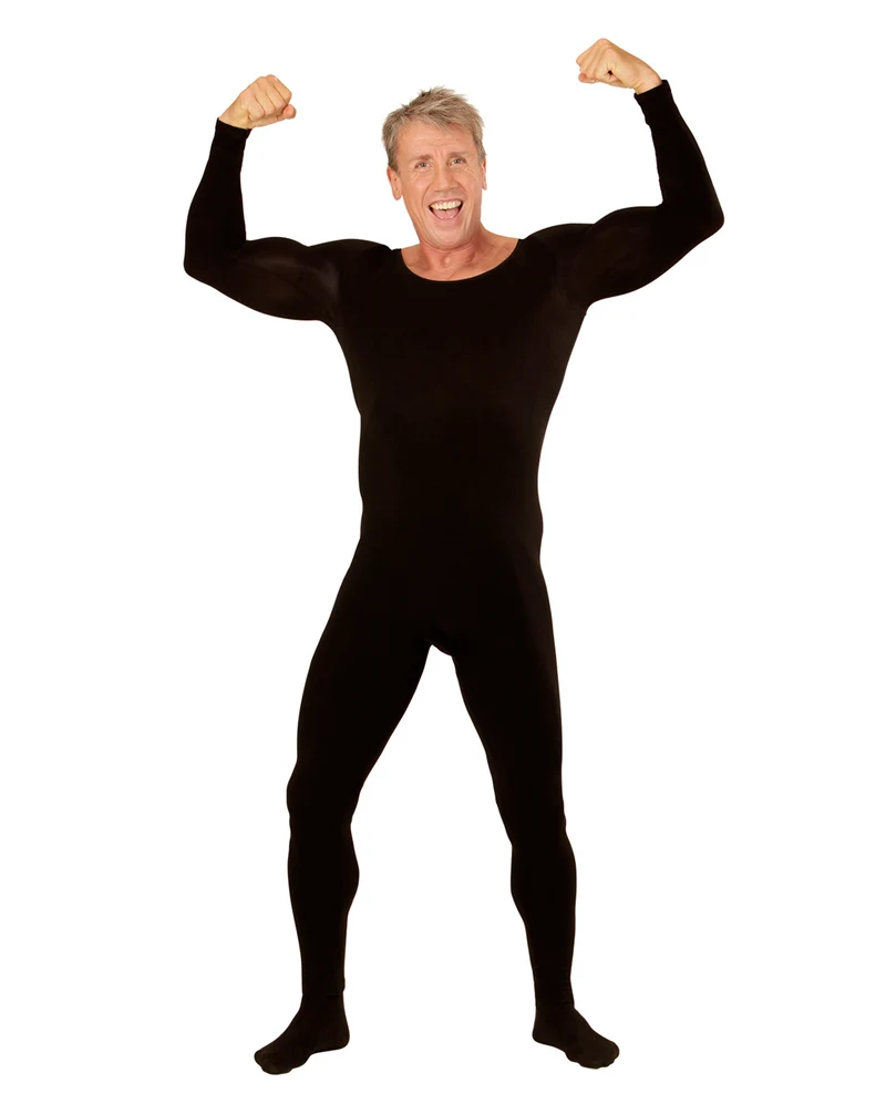 Schwarzer Herren Body Kostümzubehör