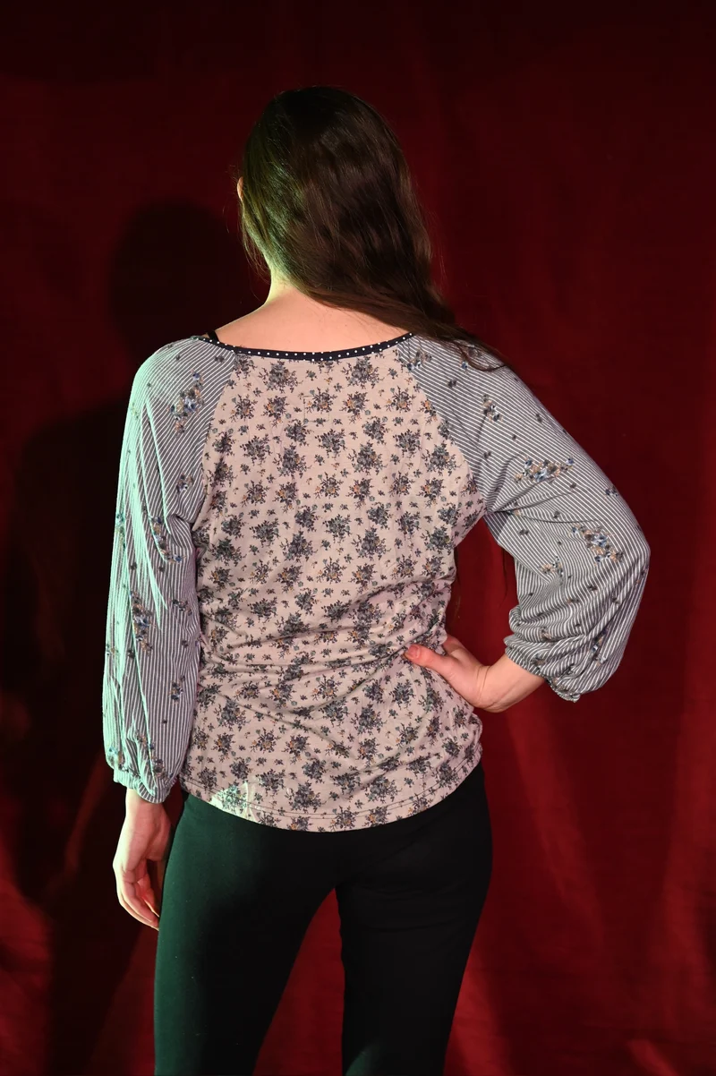 Top - Geblümtes Shirt - W173