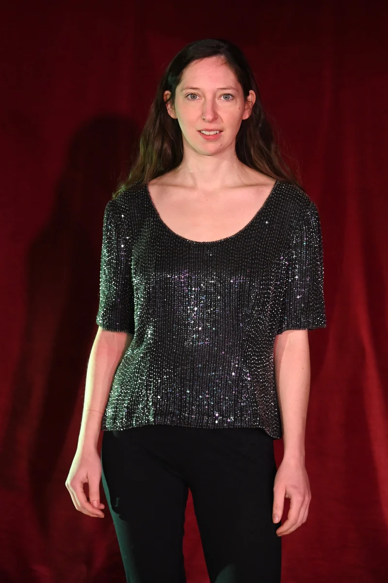 Top - Glitzernes T-Shirt - W171