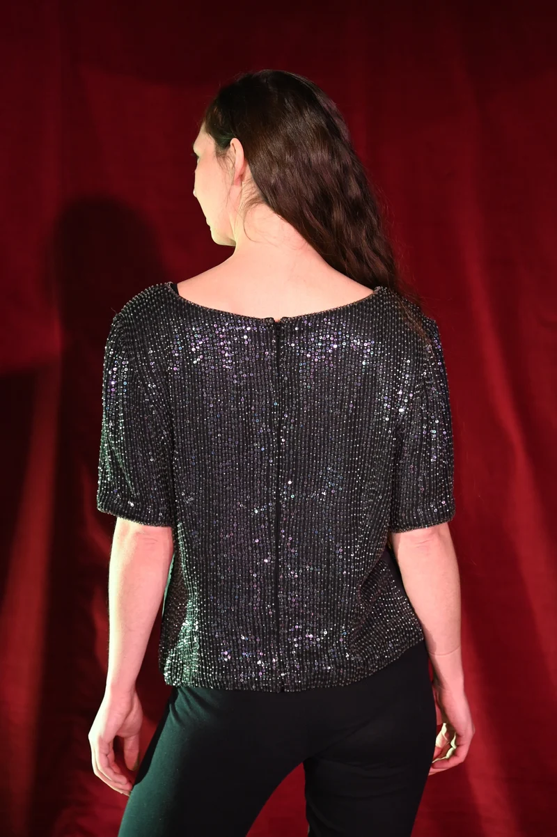Top - Glitzernes T-Shirt - W171